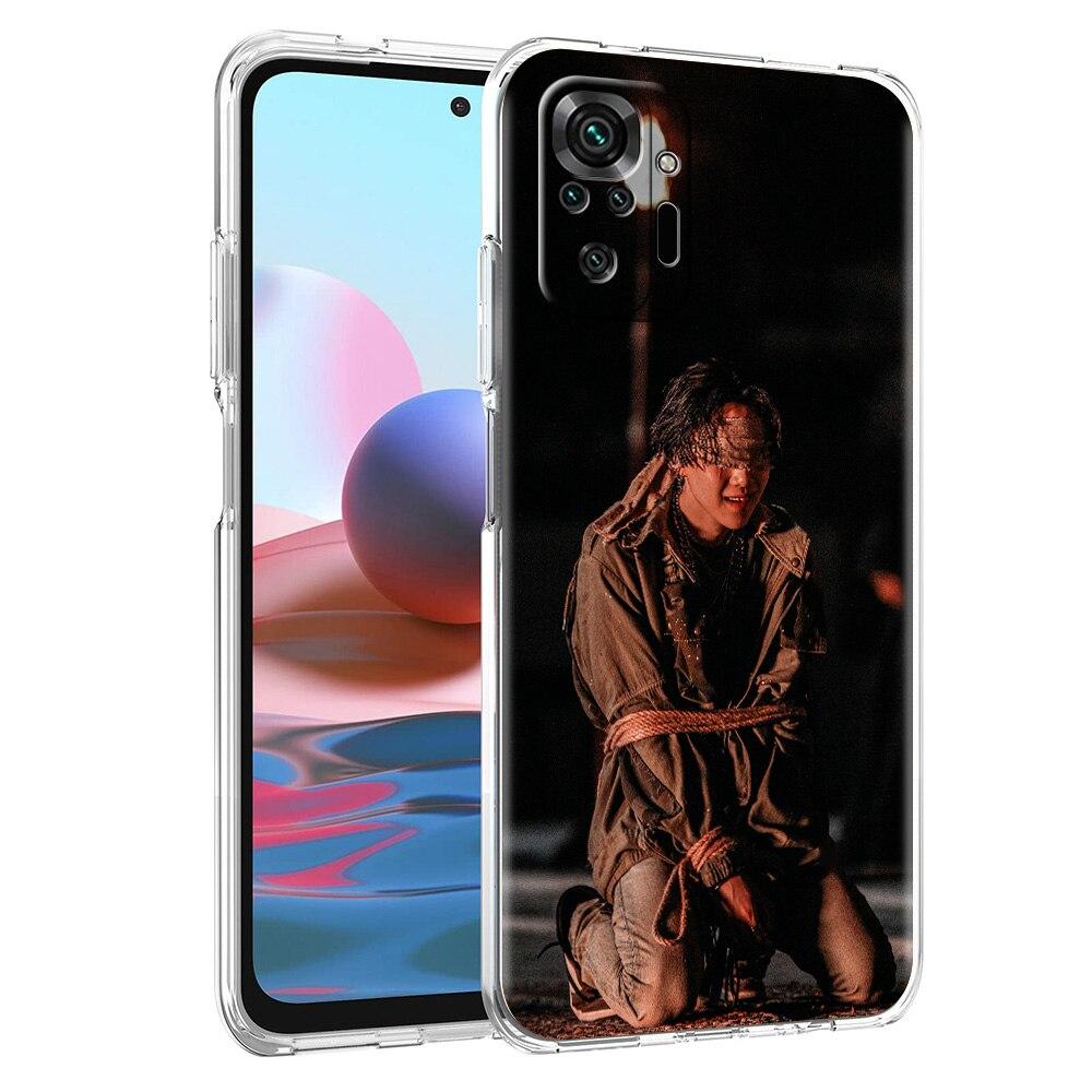 Чехол для телефона Xiaomi Poco X3 NFC M3 F3 Redmi Note 9S 9 8 10 Pro 7 8T 9C 9A 8A K40, мягкий силиконовый прозрачный чехол Agust D suga