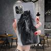 Животное Черная Лошадь Мягкий Чехол Для Телефона Для IPhone 11 17 Air 16E 16 Pro Max 15 + 14 Plus 13 Mini 12 Apple 7 SE 8 Fundas Coque 11 17 A