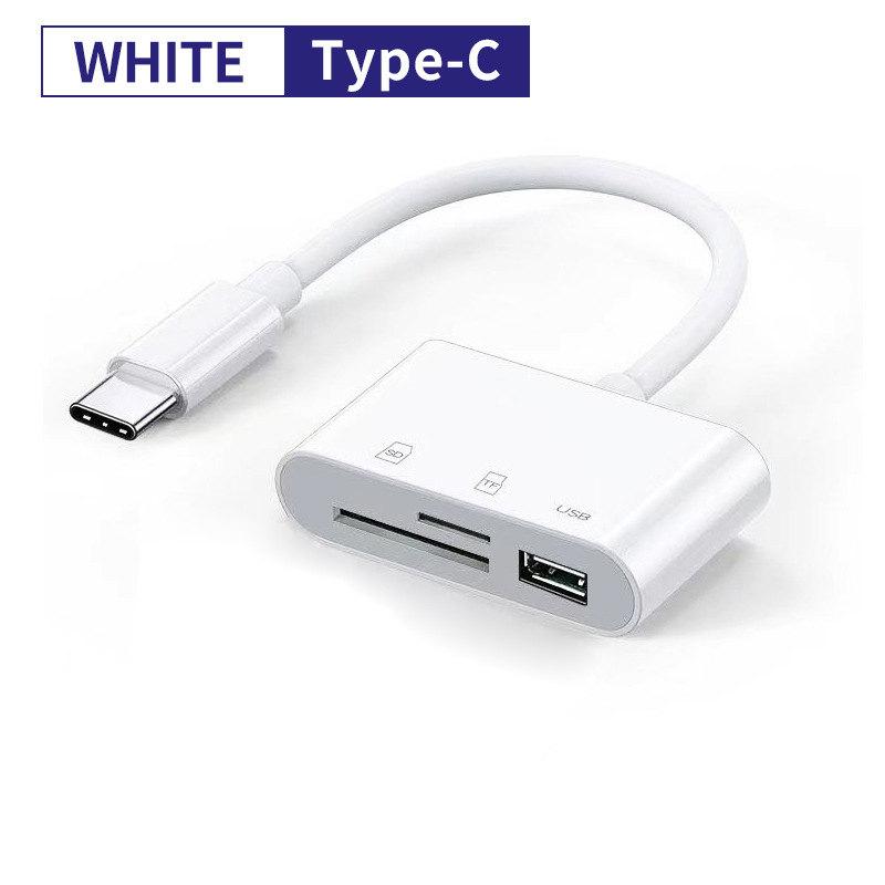 Адаптер Type-C TF CF Устройство чтения карт памяти SD OTG Writer Compact Flash USB-C для iPad Pro Huawei для Macbook Устройство чтения карт памяти USB Type C