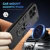 For iPhone 16 15 14 13 12 11 Plus Pro Max  Magnetic Finger Ring Holder Military Protective Case