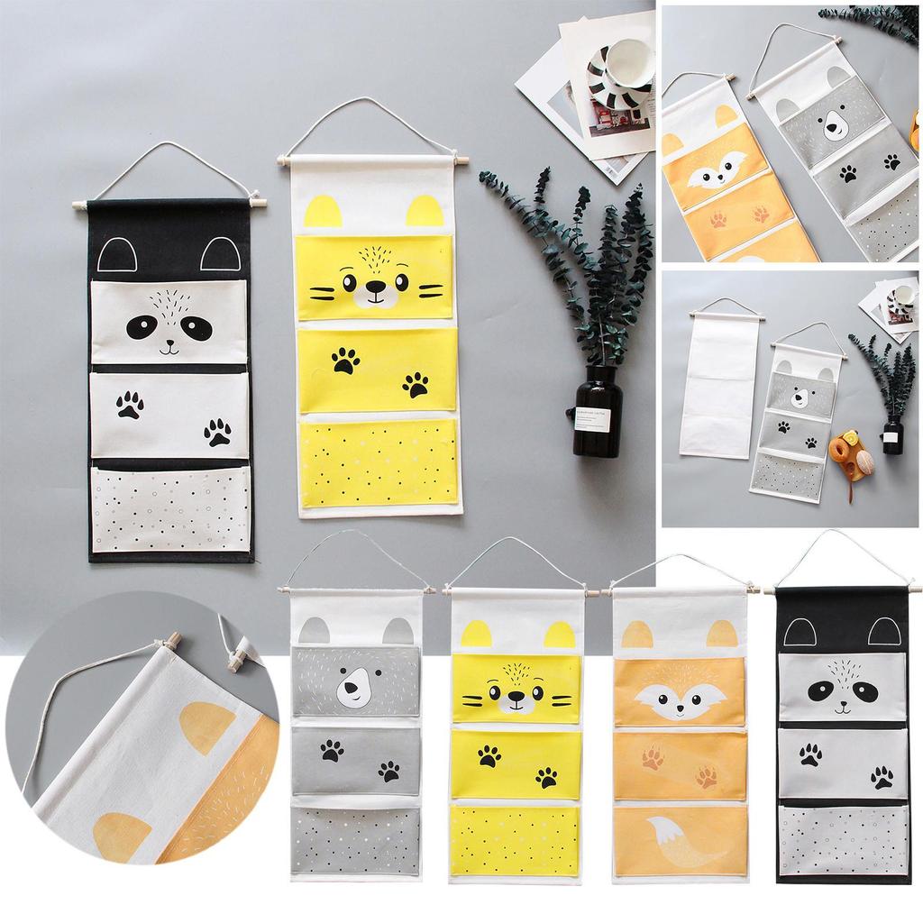 Настенная сумка, вешалка с 3 карманами, подвесная сумка для ванной комнаты, складная с 3 карманами