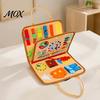 Toddler Educational Gifts for Birthday Felt Learning Board Toddlers, Multi-module Montessori Toys, Activity Portable Fine Motor Skills Development