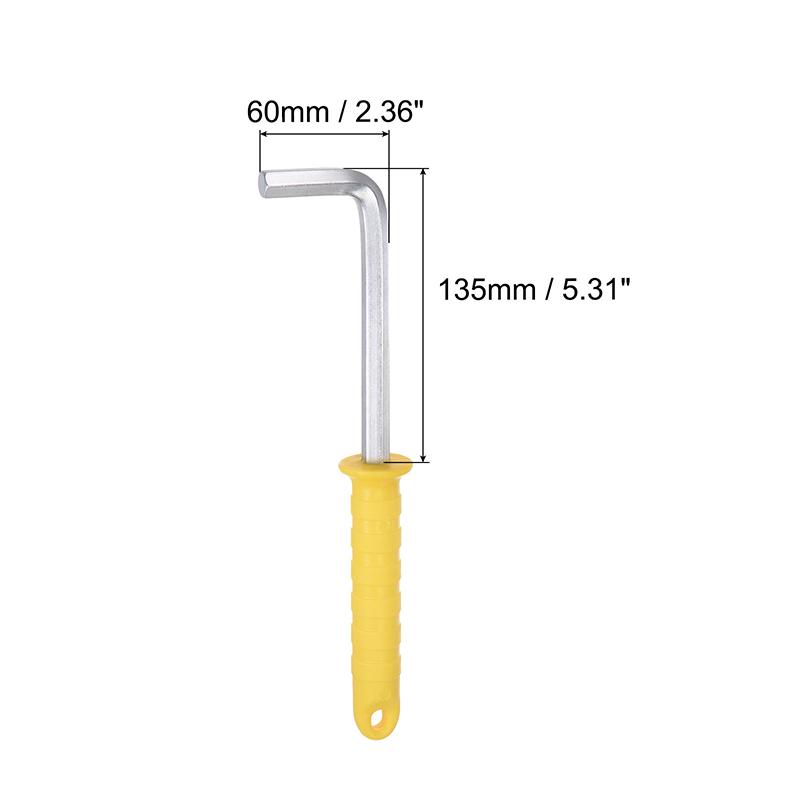 12 мм 14 мм Г-образный длиннорукий шестигранный ключ Allen Key Wrench CR-V Инструмент для ремонта с пластиковой ручкой Ручные инструменты