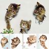3D Creative Cat Three-dimensional Wall Stickers Home Decoration Refrigerator Stickers