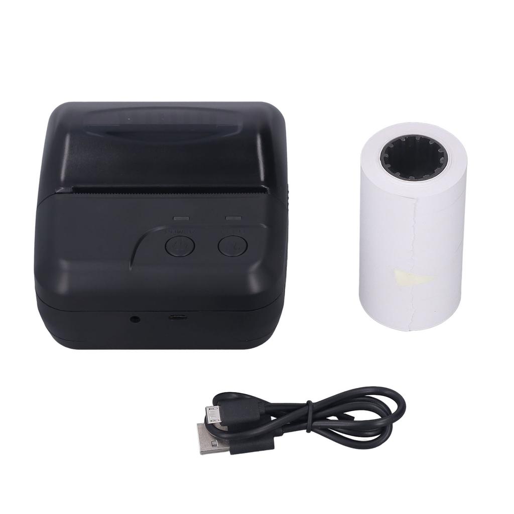 Receipt Printer High Speed Clear Portable Handheld Mini 80mm Thermal Bluetooth Printer for Receipt