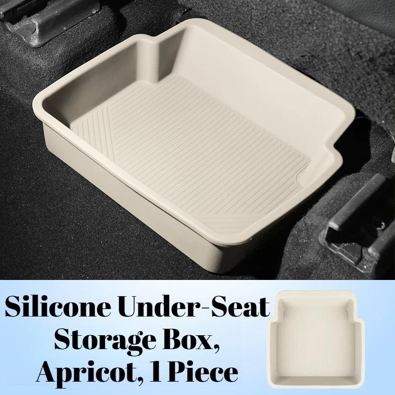 Odorless Silicone Under-Seat Storage Box for Volvo EX30 2023-2026, Driver & Passenger Side Organizer Modification Accessories