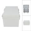 Gray Hinged Cover Electrical Junction Box IP67 Waterproof Electric Project Box for Outdoor