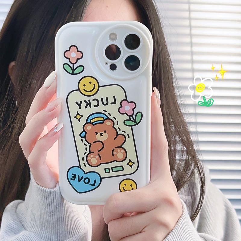 Креативный чехол-подушка безопасности Zhitai для iPhone 15 Pro/14 Pro Max, Женский защитный чехол для iPhone 12/11