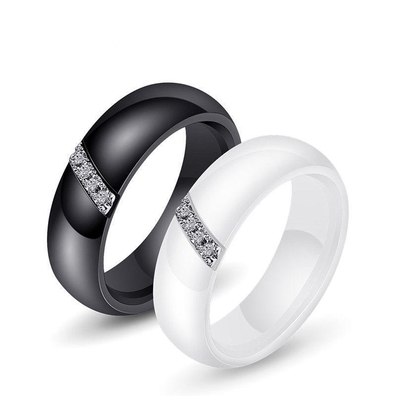 Ювелирные изделия Простой модный подарок подруге Топ Керамика Кольцо для любителей моды