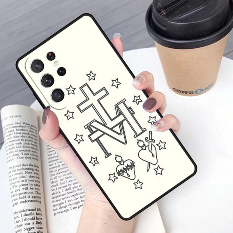 Непорочное Зачатие Дева Мария Иисус чехол для телефона Обложка Для Samsung Galaxy S24 S25 Ultra S21 S22 S10E 10 Plus Note 20 FE S23