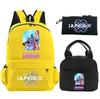 3Pcs/set Anime Demon Hunters Printed Backpack with Shoulder Bag Pencil Case for Student Boy Girl Schoolbag Large Capacity Waterproof Bookbag
