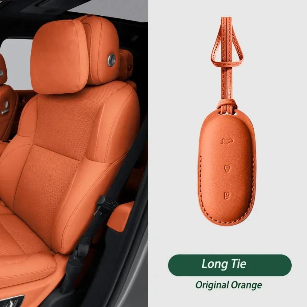 Кожаный чехол-брелок для автомобильного ключа Lixiang L9 L8 L7 L6 Чехол-брелок для ключа LI Lixiang Leading Ideal L6 L7 L8 L9 2022-2025