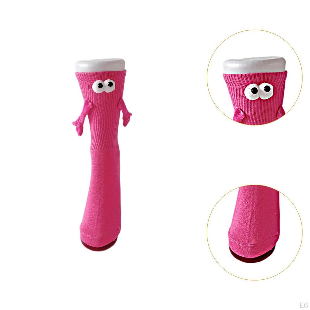 Парные носки Держащиеся за руки Повседневные Длинные гольфы Складываемые Средней длины Трубчатые Ниточные Смешные