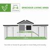 Large Chicken Coop Wooden Outdoor Chicken Cage Poultry Hen House With Nesting Box