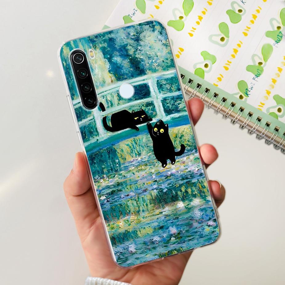Чехол для Xiaomi Redmi Note 8 Чехол Note 8T Роскошный Расписной Чехол Прозрачный Силиконовый Чехол для Телефона Для Redmi Note 8 Pro Note8 Note8T Мягкий Чехол