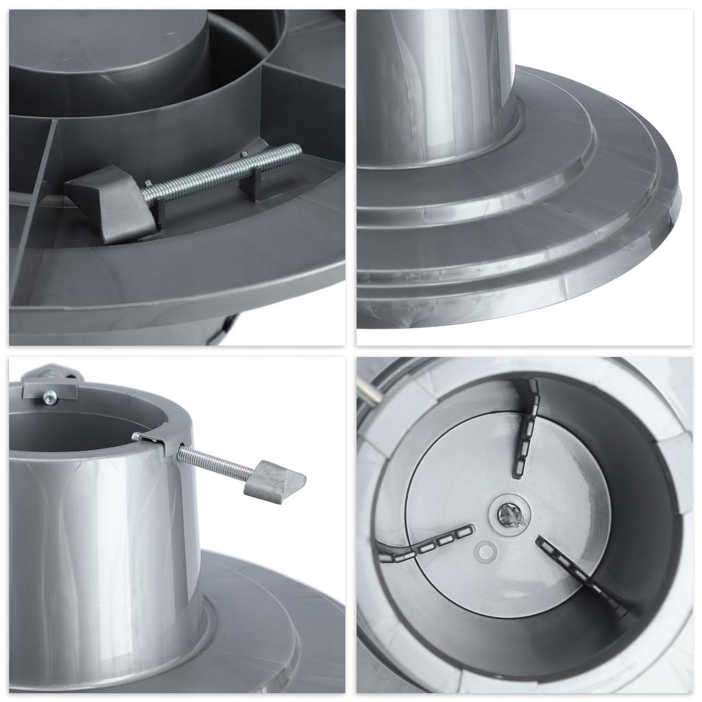 KADAX Подставка для елки Подставка для елки 2 м Серебро