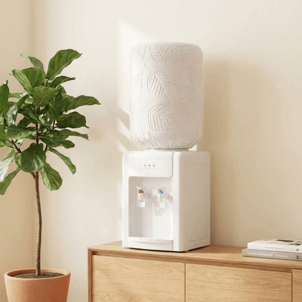 Removable Barrel Dust Cover Solid Color Elastic Barrel Cover Simple Water Cooler Cover Office