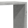 Wall Shelf Concrete Grey 159 x 18 x 65 cm Particleboard
