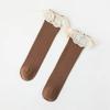 Soft Knee High Socks Lace Stuff Long Socks Leg Warmers Princess Stockings