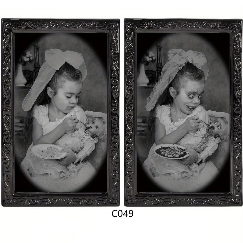 Фоторамка ужасов, линзы, 3D, меняющие лицо, портреты ужасов, привидения, странные вечеринки, подарки
