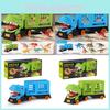 Dinosaur Capture Storage Car Toy With Inertial Movement For Kids Learning And Play