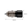 Tech-Protect Автомобильное зарядное устройство CC03 с двумя портами, PD75 Вт, черное.