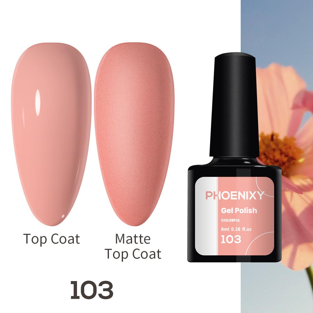 Гель-лак для ногтей PHOENIXY, 8 мл, отмачиваемый гель-лак для дизайна ногтей, маникюрного салона, лампы для ногтей своими руками и украшения домашнего гелевого дизайна ногтей