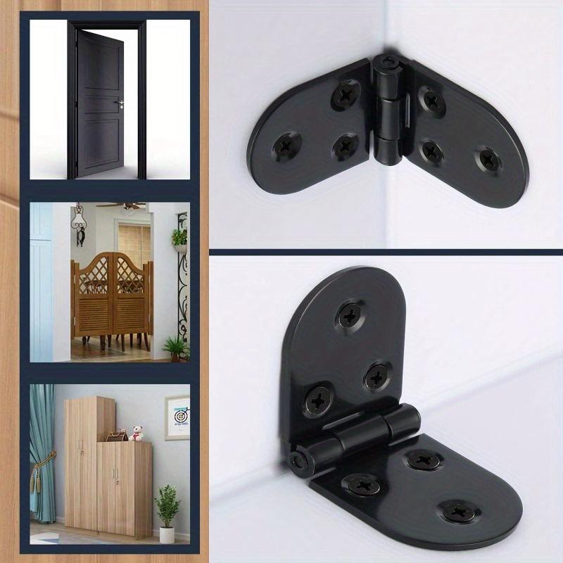 10 шт. 80*30 мм Накладные складные петли Самоподдерживающиеся Складные Петли для стола Дверцы шкафа Мебельная фурнитура