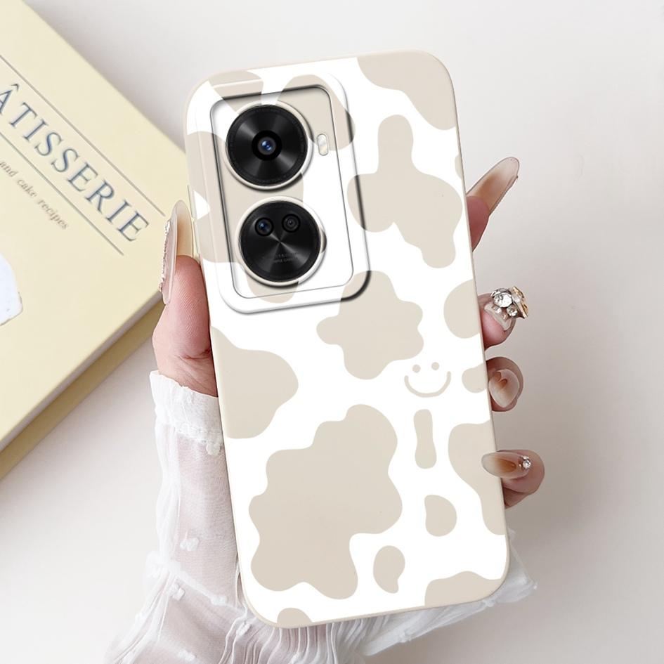 Nova 12 SE Case For Huawei Nova 12 SE Cover 2024 Fashion Painted Liquid Silicone Anti-Fall Protective Bumper For Nova 12SE Funda