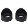 2pcs Microscopes Rubber Eyecups Professional Collapsible Eyepiece Eyeshields for Protecting Eyes