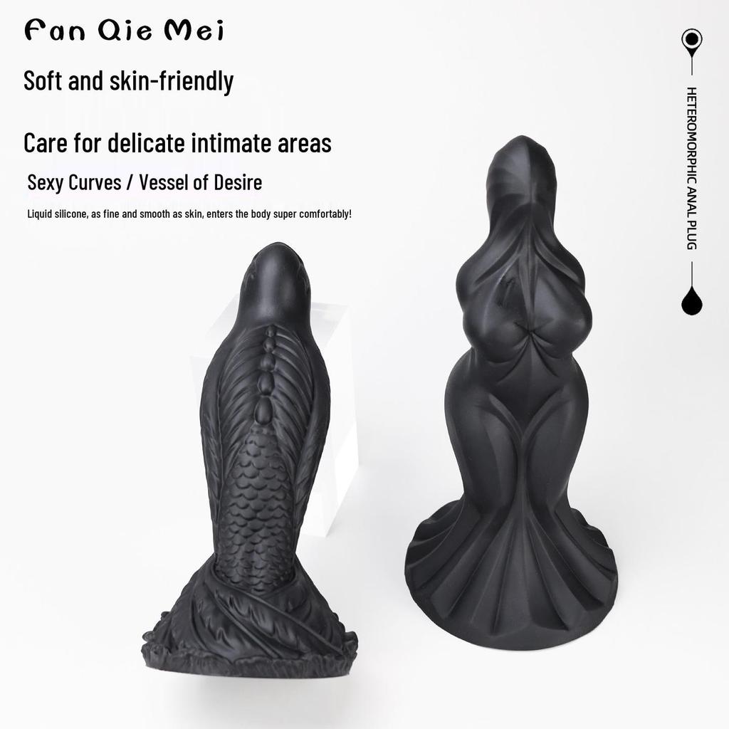 Силиконовый мастурбатор двойного назначения для всех полов