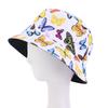 Summer fashion double-sided bucket hat couple outdoor sun hat, beach sun hat JDPM-