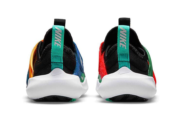 Nike Кроссовки Flex Advance BT Повседневные Низкие Беговые Черно-Сине-Желтые Разноцветные Для Младенцев И Малышей DN4241-011