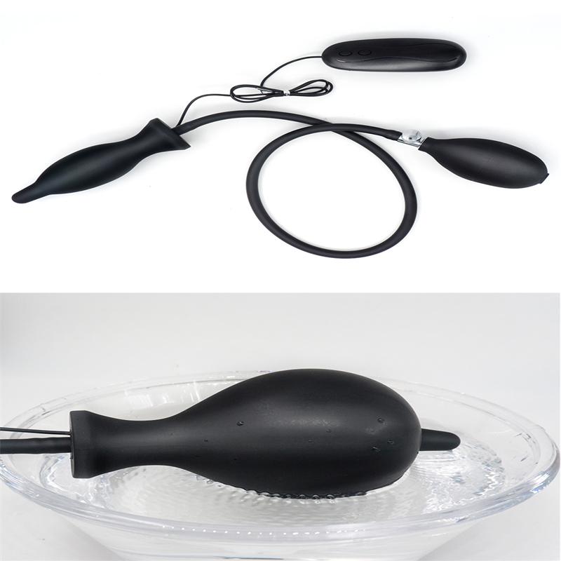 Надувной анальный вибратор, анальный расширитель, расширяемый, 10 скоростей, вибрирующая Анальная пробка, анальные шарики, секс-игрушки