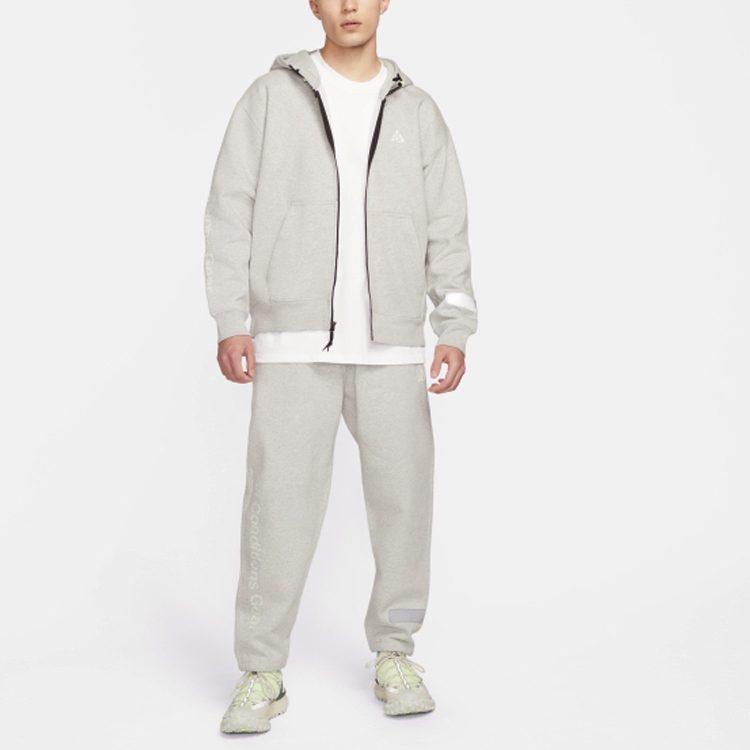 Nike Спортивные брюки унисекс серые средние DM4247-050
