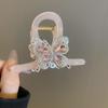 Acrylic Butterfly Hair Clip for Women Rhinestone Grasp Folder Shark Clip Hair Accessories Female Hair Claw Clip