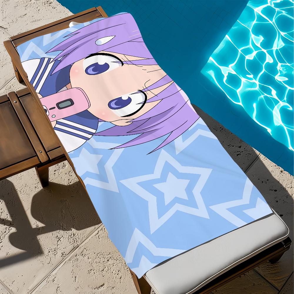 l-lucky anime s-stear Towel Large Quick-Drying Microfiber soft Beach Towel for Travel Fitness Sauna Bathing Camping