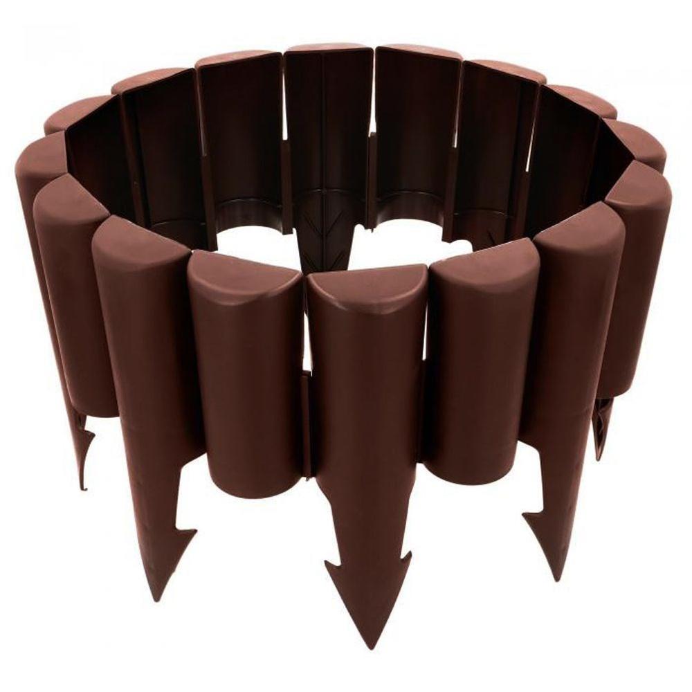 Brown garden palisade 25 cm