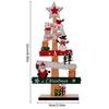 Desktop Christmas Tree Ornament Santa Claus Merry Christmas Wooden Sign Plaque 2024 Xmas Decoration for Home 2025 New Year Gift
