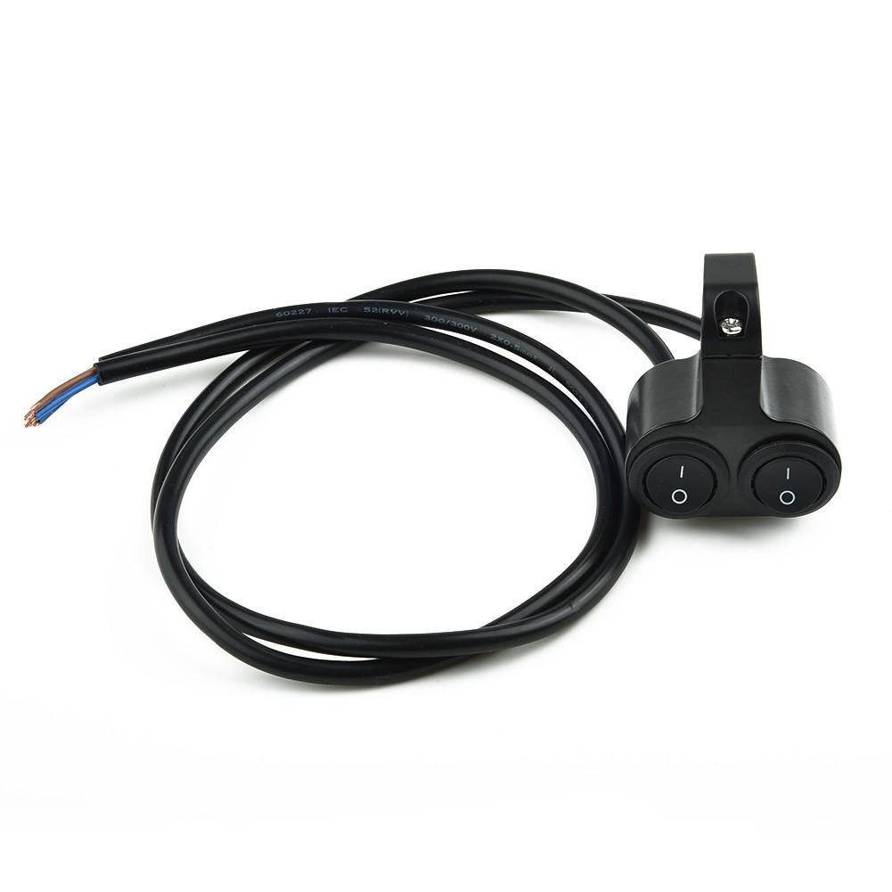 Dual Light Switch Motorcycle Handlebar Aluminum Alloy Multiple Protection