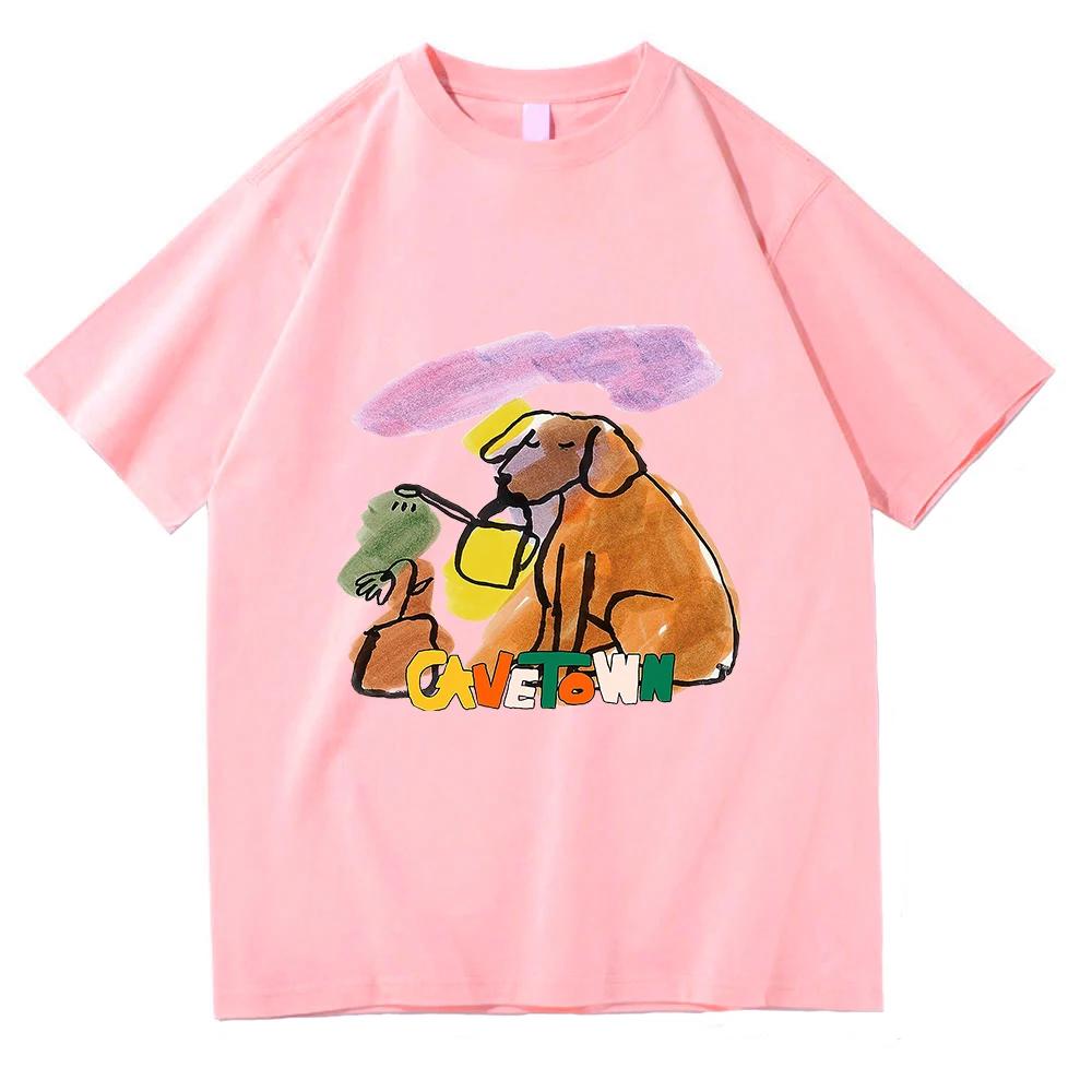 Man’s Best Friend Cavetown Album T Shirt Funny Men/women Clothing Harajuku Summer Tops Vintage Unisex Cotton Graphic T Shirts