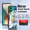 Чехол для телефона Shangri-La Frontier Для Redmi Note 14 13 12 11 Pro Plus S 5G 14C A3 Мягкий черный чехол
