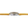 Montre femme - RAPTOR - Sunny - Boîtier 36 mm argent - Cadran jaune - Bracelet cuir 18 mm