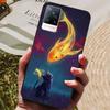 Для чехла Coque vivo V21e Силиконовая задняя крышка Чехол для телефона Для vivo V21e Чехлы Мягкий бампер Funda на vivo V2061 V21 e V 21e 6.44" Сумка