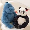 Dinosaur Panda Bear Hippo Elephant Doll Children Send Girls Sleeping Pillow Gift Plush Toy Doll