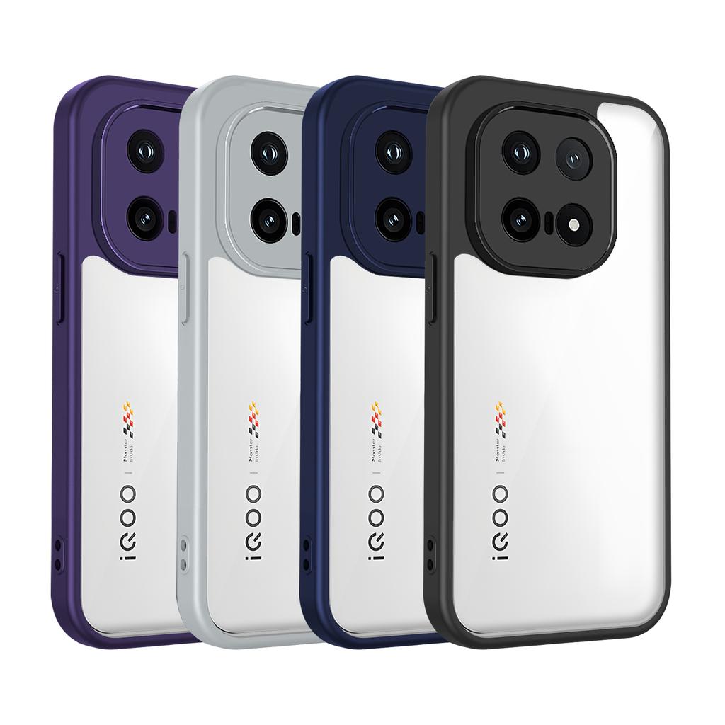 Чехол для vivo iQOO 13 Чехол для телефона vivo iQOO 13 Чехол Vivo Iqoo 13 iqoo 13 Амортизирующий Силиконовый бампер Прозрачная Матовая задняя крышка Жесткий