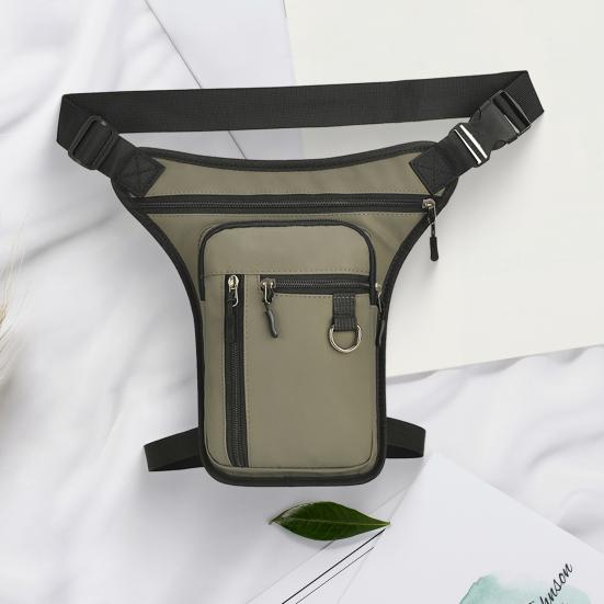 Мужская поясная сумка, регулируемая набедренная сумка с несколькими карманами, большой вместимости, поясная сумка для мотоцикла, велоспорта, путешествий