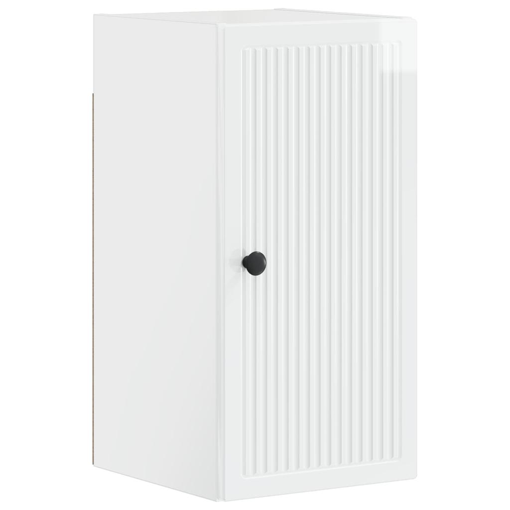 Bathroom Wall Cabinet EDE High Gloss White 30 x 31 x 59 cm
