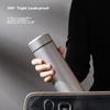 Cille Pure Titanium Insulated Mug , Business Tea Infuser Cup, Portable Outdoor Car Water Bottle with Gift Box Set