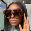 Oversized Square Sunglasses Woman Brand Designer Clear Lenses Sun Glasses Female Fashion Goggle Big Frame Party Eye Glasses Ocul